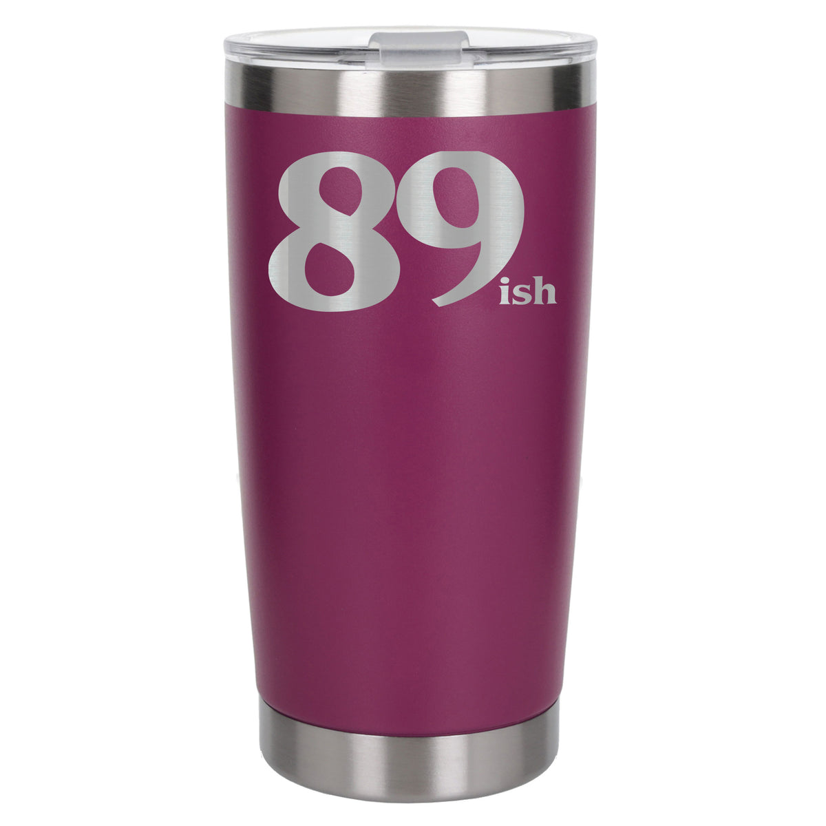 Dark Pink Thermal Metal Coffee Cup