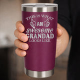 Dark Pink Thermal Metal Coffee Cup