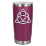 Dark Pink Thermal Metal Coffee Cup