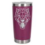 Dark Pink Thermal Metal Coffee Cup