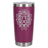 Dark Pink Thermal Metal Coffee Cup