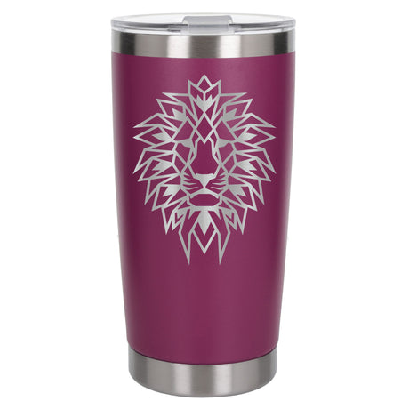 Dark Pink Thermal Metal Coffee Cup