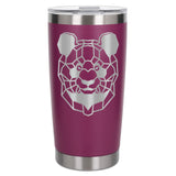 Dark Pink Thermal Metal Coffee Cup