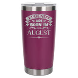 Dark Pink Thermal Metal Coffee Cup