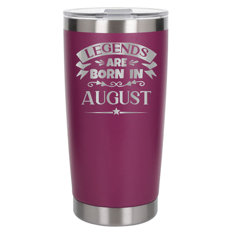 Dark Pink Thermal Metal Coffee Cup