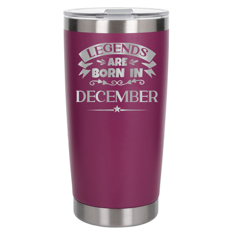 Dark Pink Thermal Metal Coffee Cup