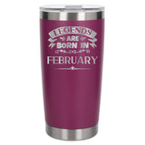Dark Pink Thermal Metal Coffee Cup