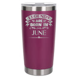 Dark Pink Thermal Metal Coffee Cup