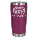 Dark Pink Thermal Metal Coffee Cup