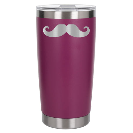 Dark Pink Thermal Metal Coffee Cup