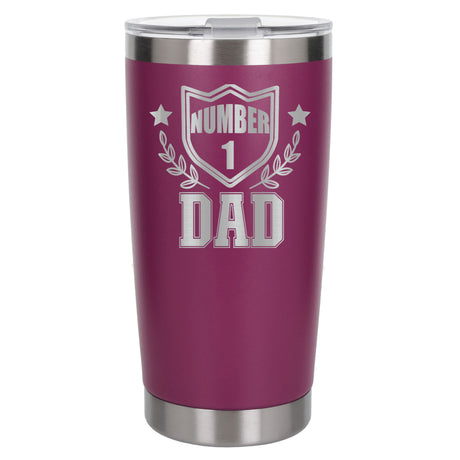 Dark Pink Thermal Metal Coffee Cup