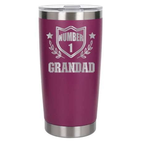 Dark Pink Thermal Metal Coffee Cup