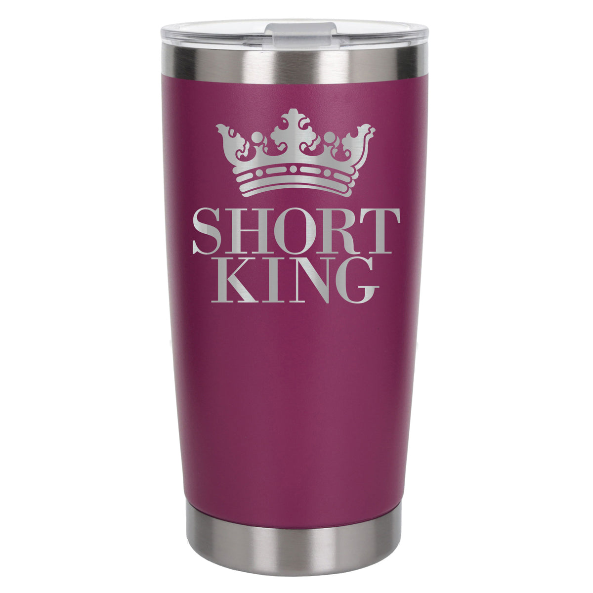 Dark Pink Thermal Metal Coffee Cup