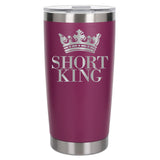Dark Pink Thermal Metal Coffee Cup