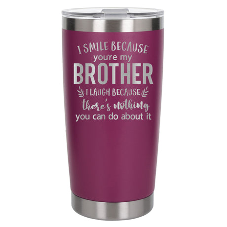 Dark Pink Thermal Metal Coffee Cup