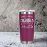 Dark Pink Thermal Metal Coffee Cup
