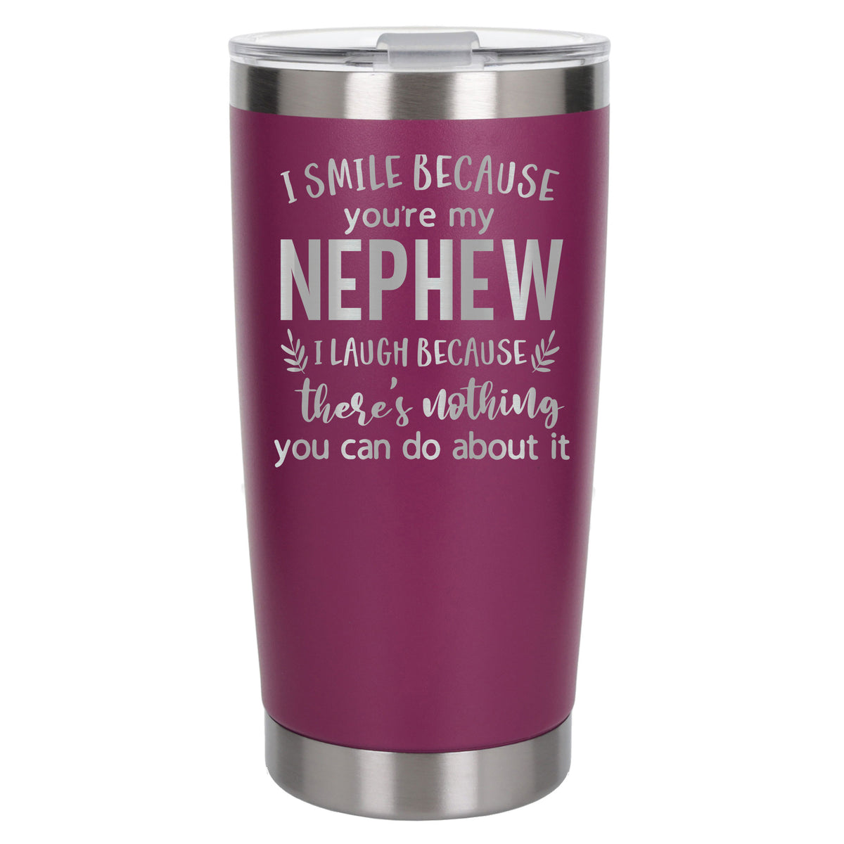 Dark Pink Thermal Metal Coffee Cup