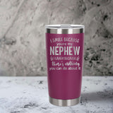 Dark Pink Thermal Metal Coffee Cup
