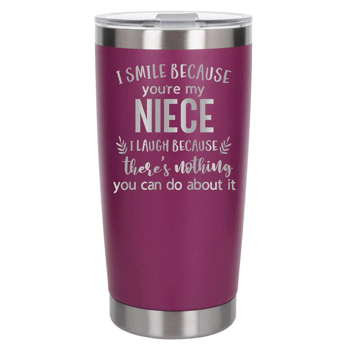 Dark Pink Thermal Metal Coffee Cup