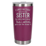 Dark Pink Thermal Metal Coffee Cup