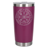Dark Pink Thermal Metal Coffee Cup