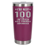 Dark Pink Thermal Metal Coffee Cup