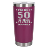 Dark Pink Thermal Metal Coffee Cup