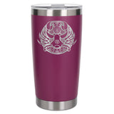 Dark Pink Thermal Metal Coffee Cup