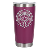 Dark Pink Thermal Metal Coffee Cup
