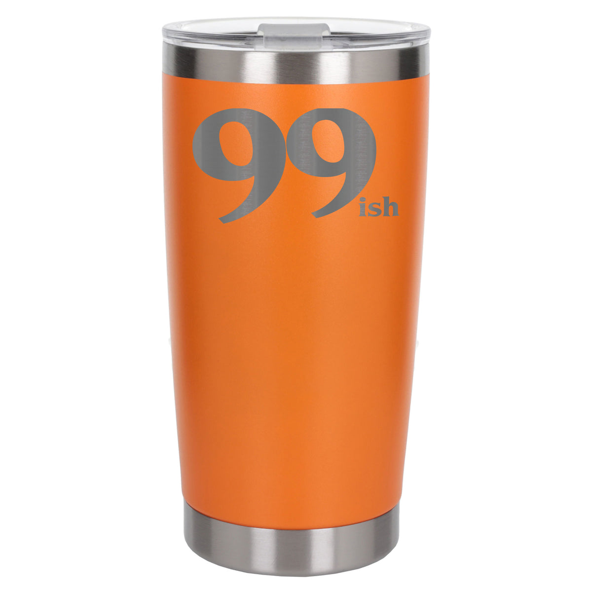 Orange Thermal Metal Coffee Cup
