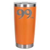 Orange Thermal Metal Coffee Cup