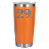Orange Thermal Metal Coffee Cup