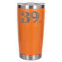 Orange Thermal Metal Coffee Cup