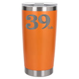 Orange Thermal Metal Coffee Cup