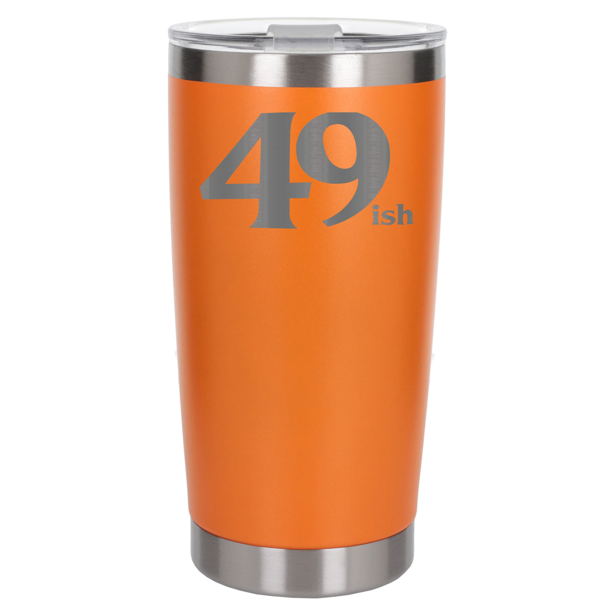 Orange Thermal Metal Coffee Cup