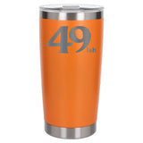 Orange Thermal Metal Coffee Cup