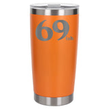 Orange Thermal Metal Coffee Cup