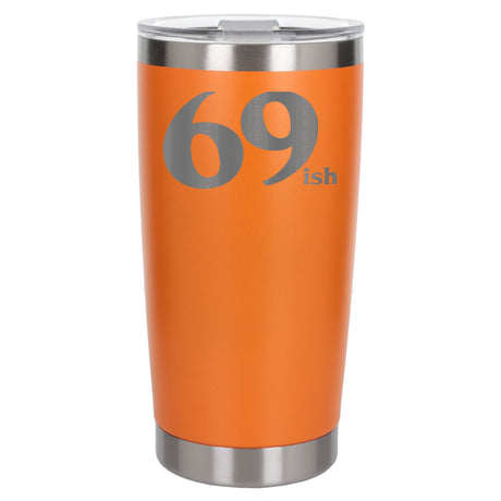 Orange Thermal Metal Coffee Cup