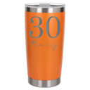Orange Thermal Metal Coffee Cup