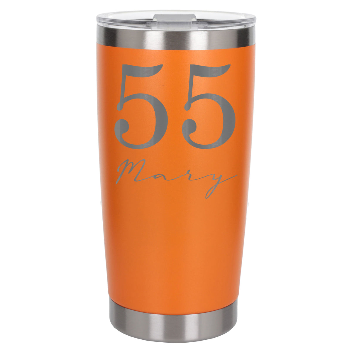 Orange Thermal Metal Coffee Cup
