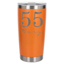 Orange Thermal Metal Coffee Cup