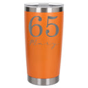 Orange Thermal Metal Coffee Cup