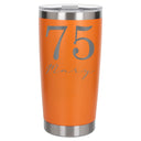 Orange Thermal Metal Coffee Cup