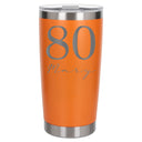 Orange Thermal Metal Coffee Cup