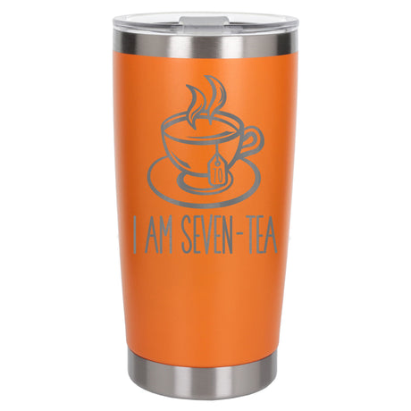 Orange Thermal Metal Coffee Cup