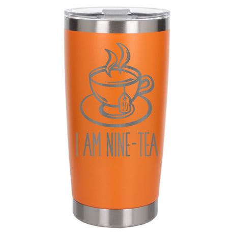 Orange Thermal Metal Coffee Cup