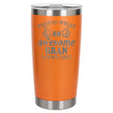 Orange Thermal Metal Coffee Cup