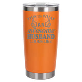 Orange Thermal Metal Coffee Cup
