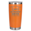 Orange Thermal Metal Coffee Cup