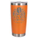 Orange Thermal Metal Coffee Cup